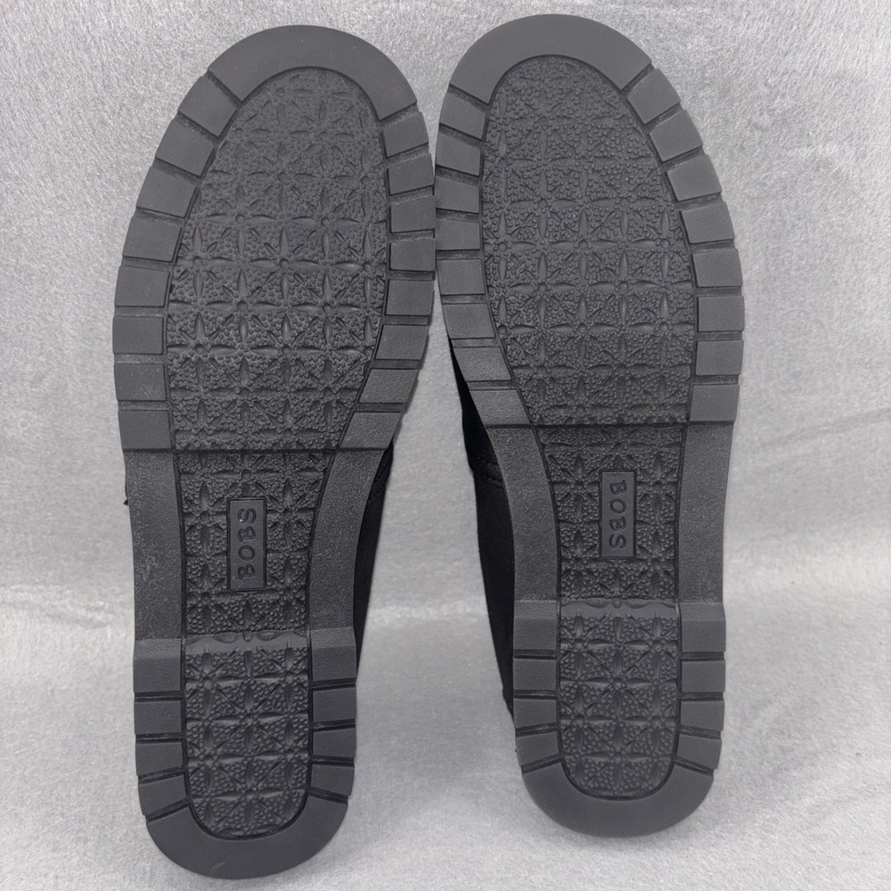 Bobs by Skechers Chill Lugs Urban Spell Women 8.5 Black Slip On Memory Foam EUC - Picture 10 of 16